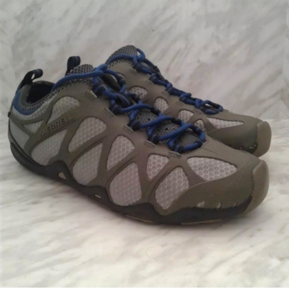 Merrell aquaterra Castle Rock J41079 Hiking Trail Shoes mens sz 8 Womens 9.5